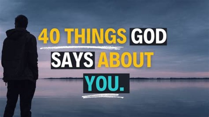 What does God say about our thoughts?
