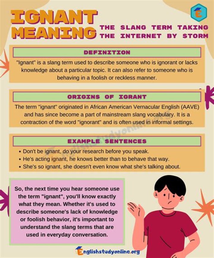 What does Ignant mean?