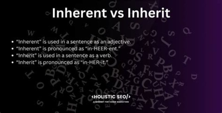 What does inherently mean?