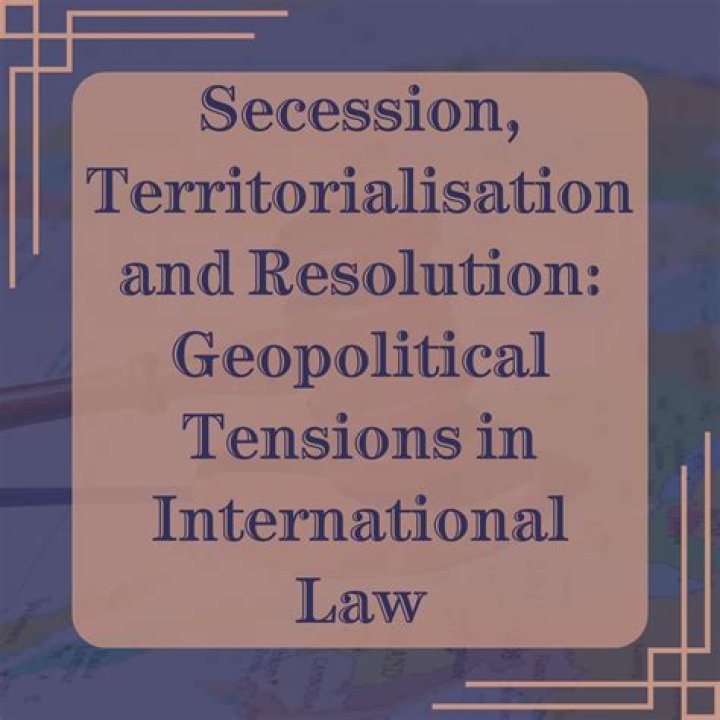 What does international law say about secession?