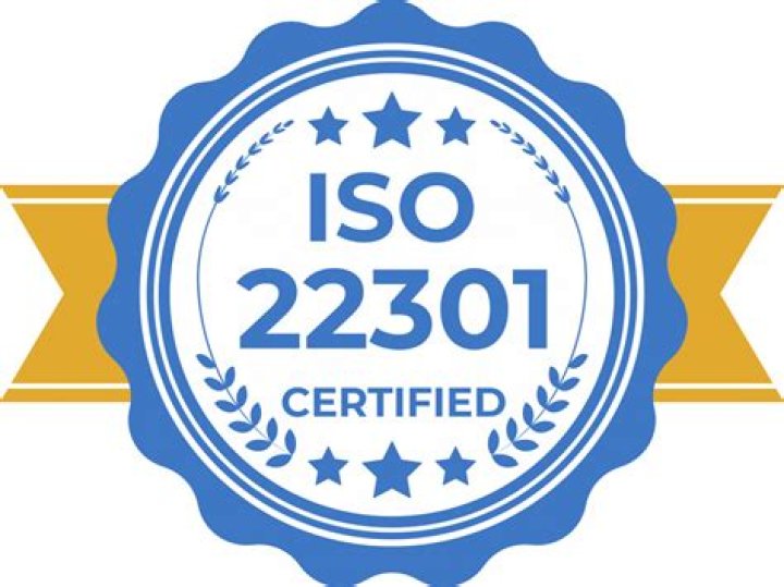 What does it mean to be ISO 22301 certified?