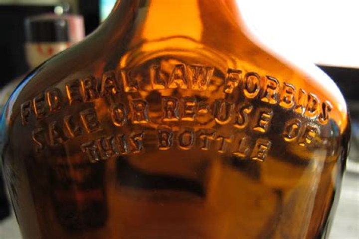 What does it mean when a bottle says federal law forbids sale?