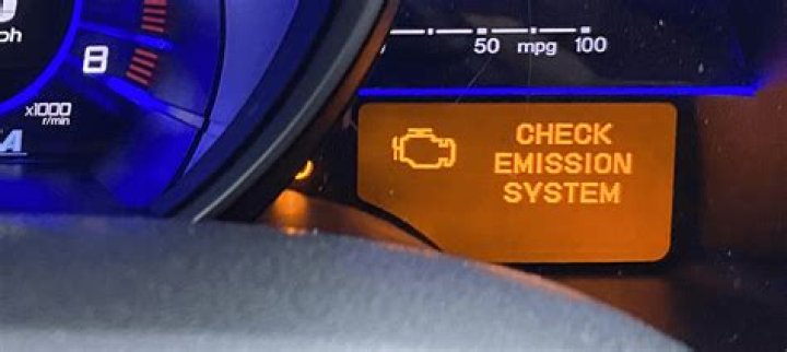 What does it mean when the emission control system light comes on?