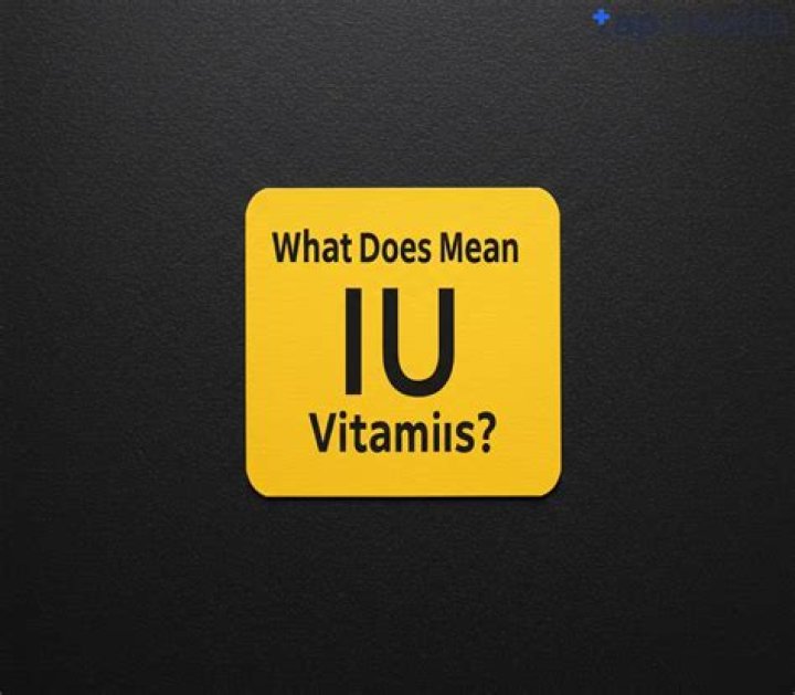 What does IU LB mean?