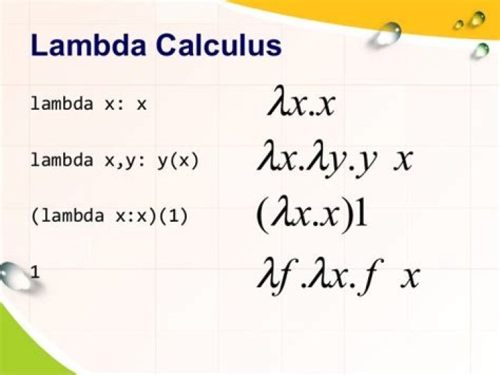 What does lambda mean in calculus?