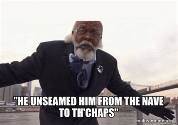 What does nave to th chops mean?