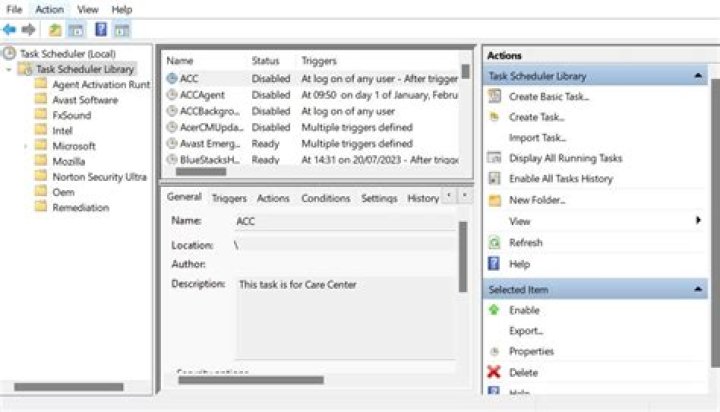 What does Operational Code 2 mean in Task Scheduler?