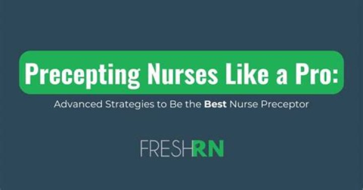 What does Precepting in nursing mean?