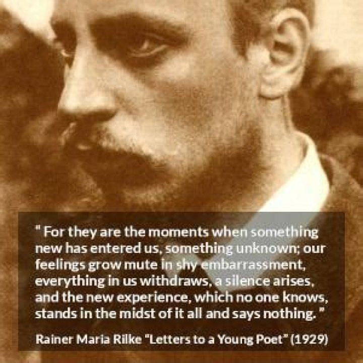 What does Rilke mean when he talks about God?