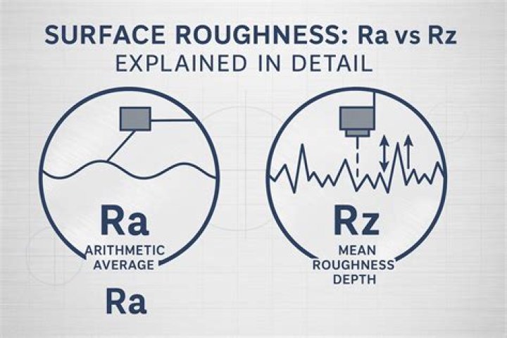 What does RZ mean in surface finish?