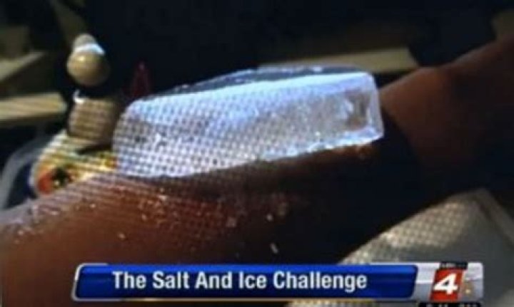 What does salt and ice challenge?