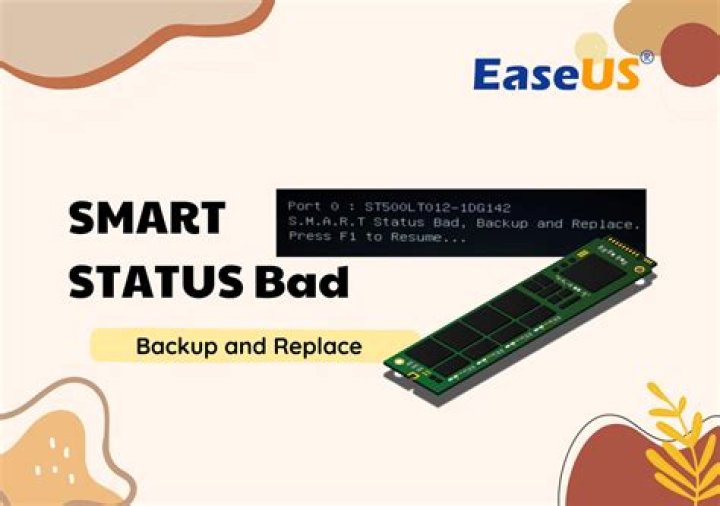 What does smart status bad backup and replace mean?
