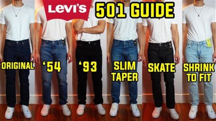 What does the 501 mean in Levis?