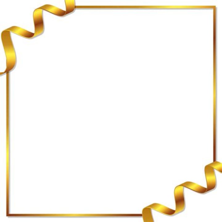 What does the gold border around a ribbon mean?