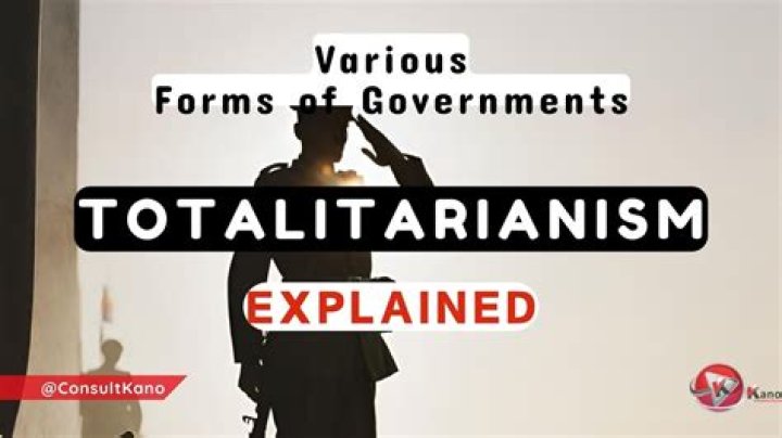 What does totalitarian mean in simple terms?