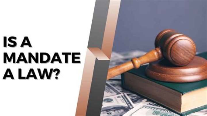 What does writ of mandate mean in law?