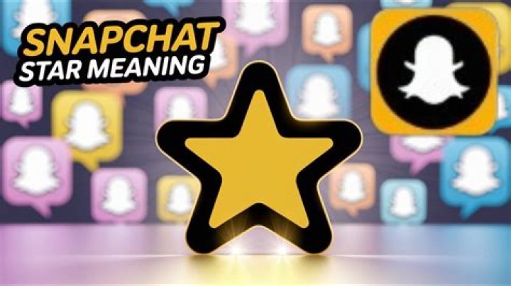 What does yellow circle with star mean on SnapChat?