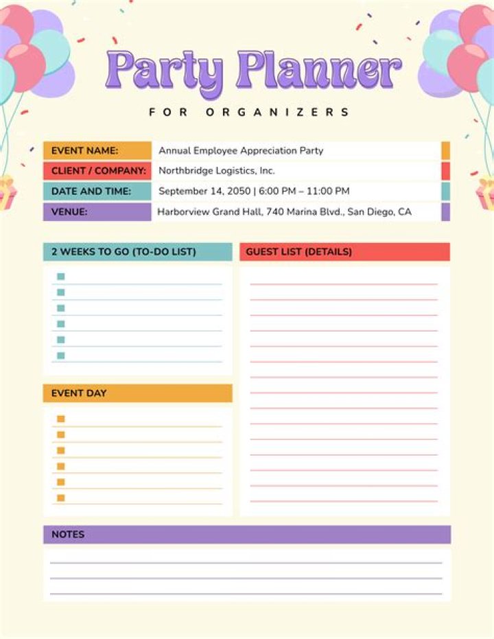 What education do you need to be a party planner?