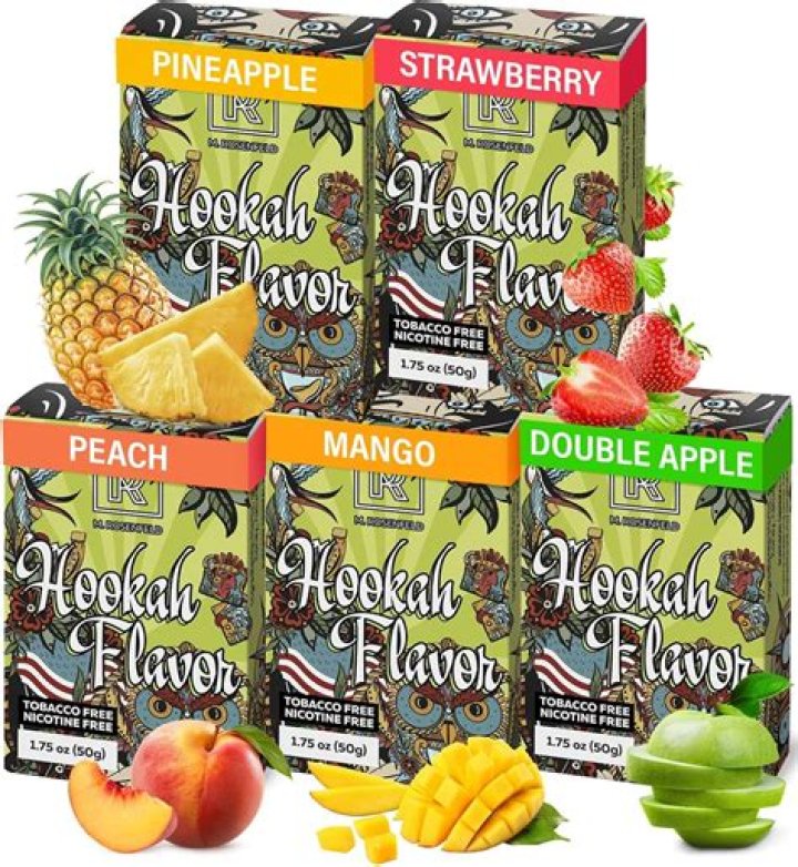 What flavors can you mix with hookah?