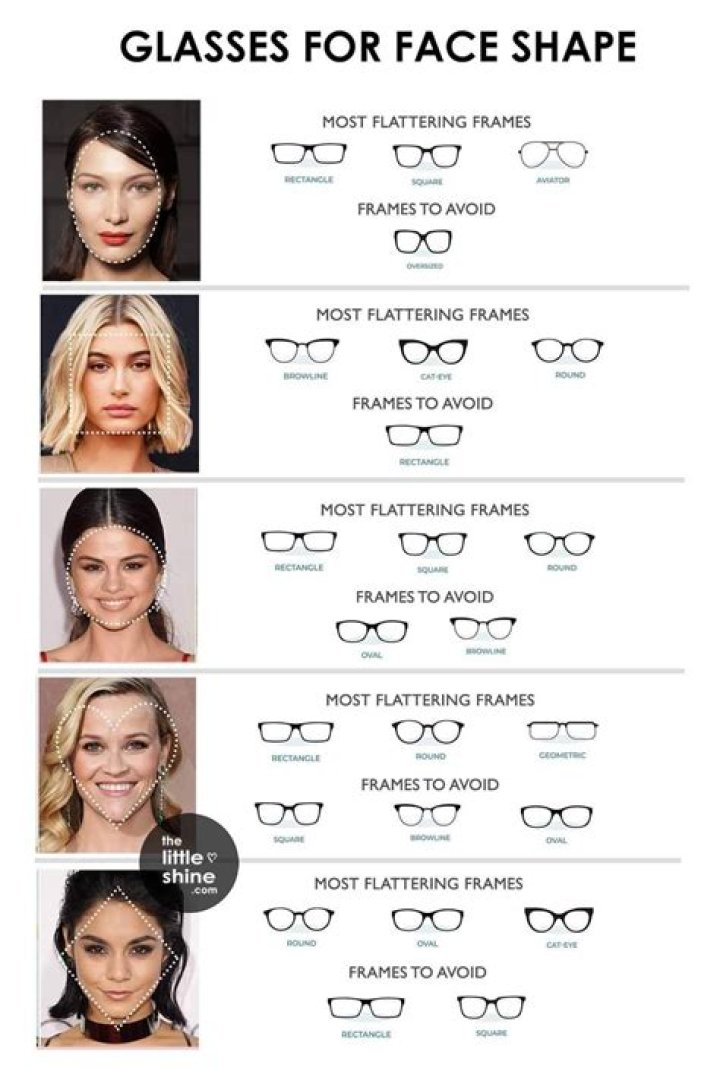 What glasses look good on a diamond face shape?