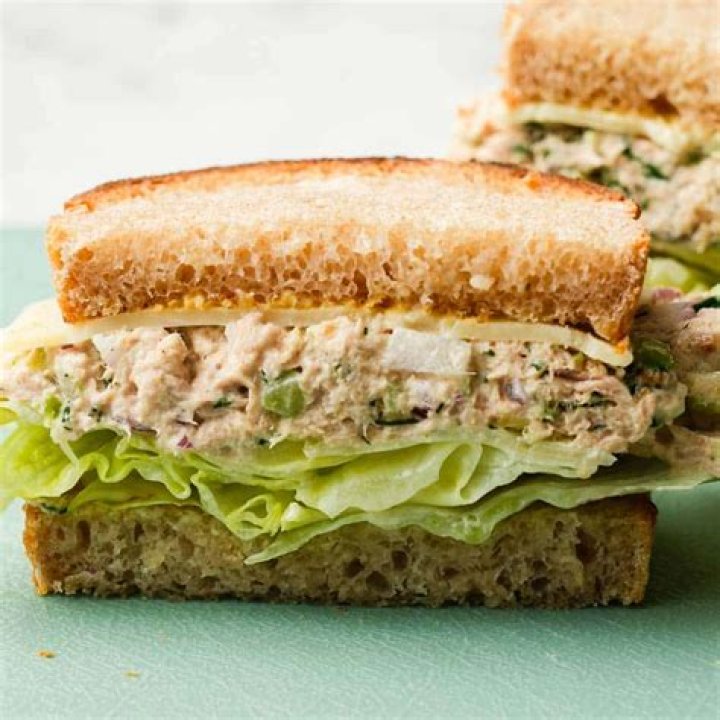 What goes well with tuna in a sandwich?