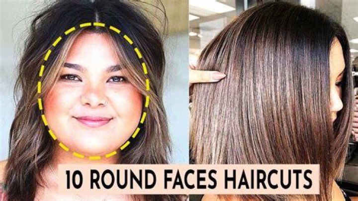 What hairstyles suit a round face big forehead?