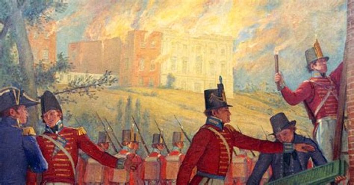 What happened during the 1814 burning of Washington?