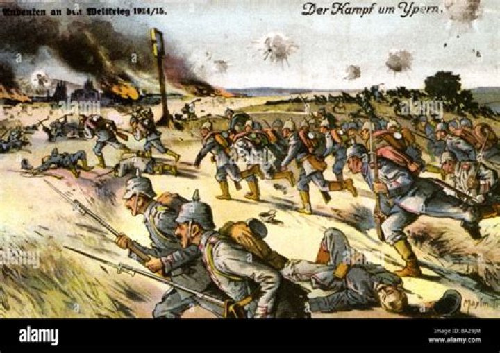 What happened in 1915 at the Battle of Ypres?