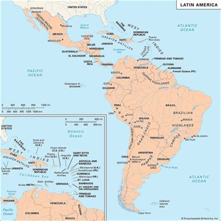 What happened in Latin America 1823?