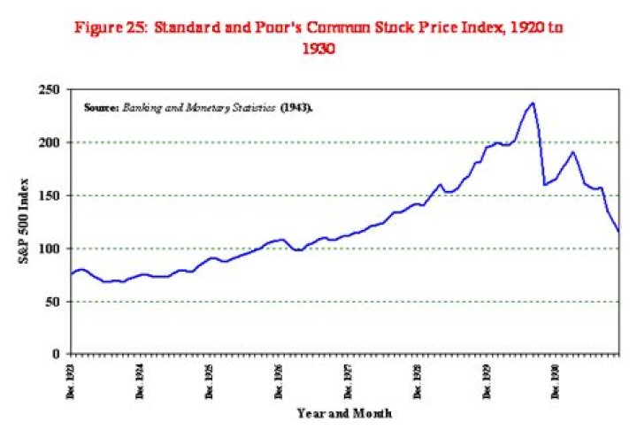 What happened to the American economy in the mid 1920s?