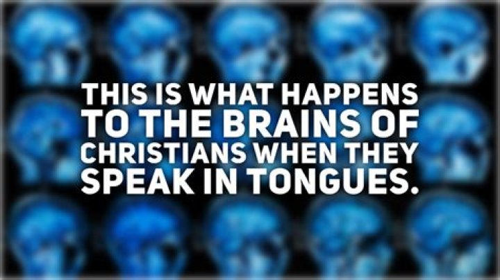 What happens when Christians speak in tongues?
