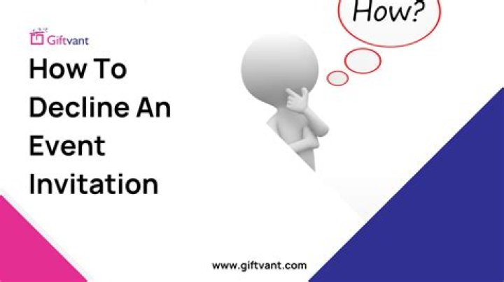 What happens when you decline an event on Facebook?