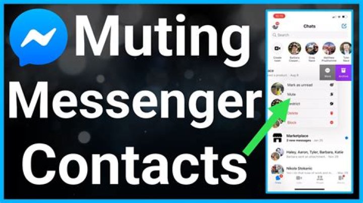 What happens when you silence someone on messenger?