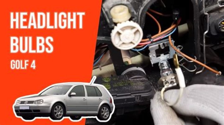 What headlight bulbs does MK4 Golf use?