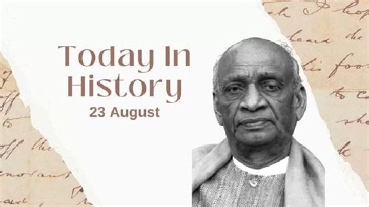 What historical events happened on August 23?