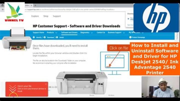 What ink do I need for a HP DeskJet 2540?