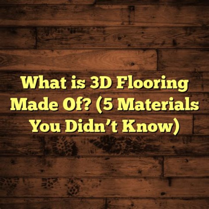 What is 3D flooring?