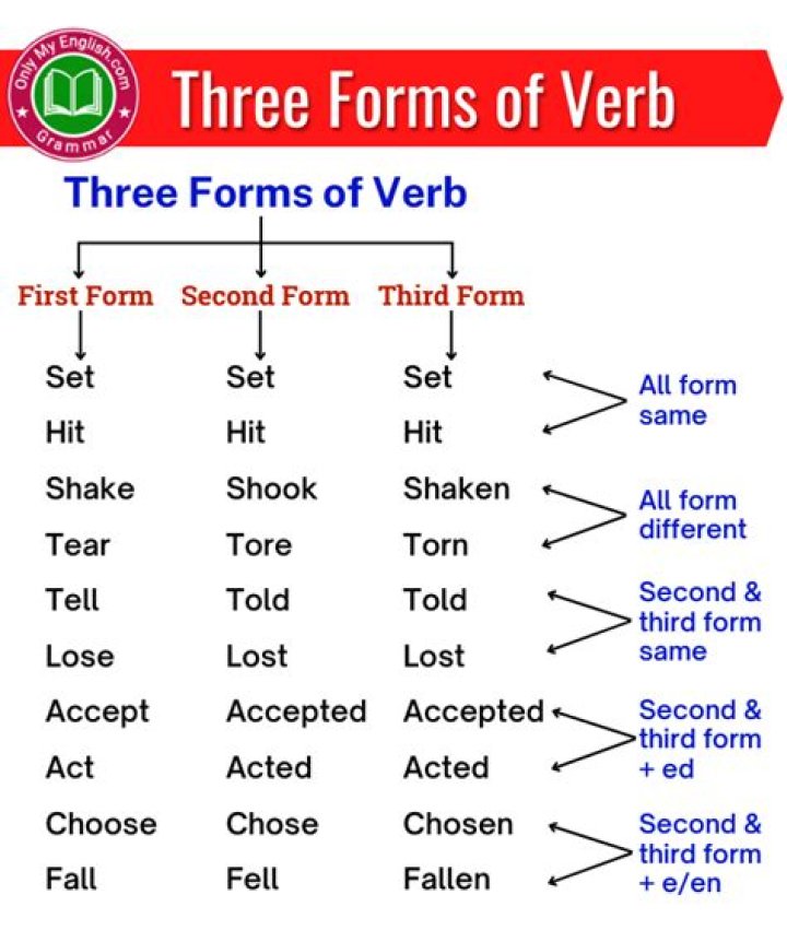 What is 3rd form of learn?