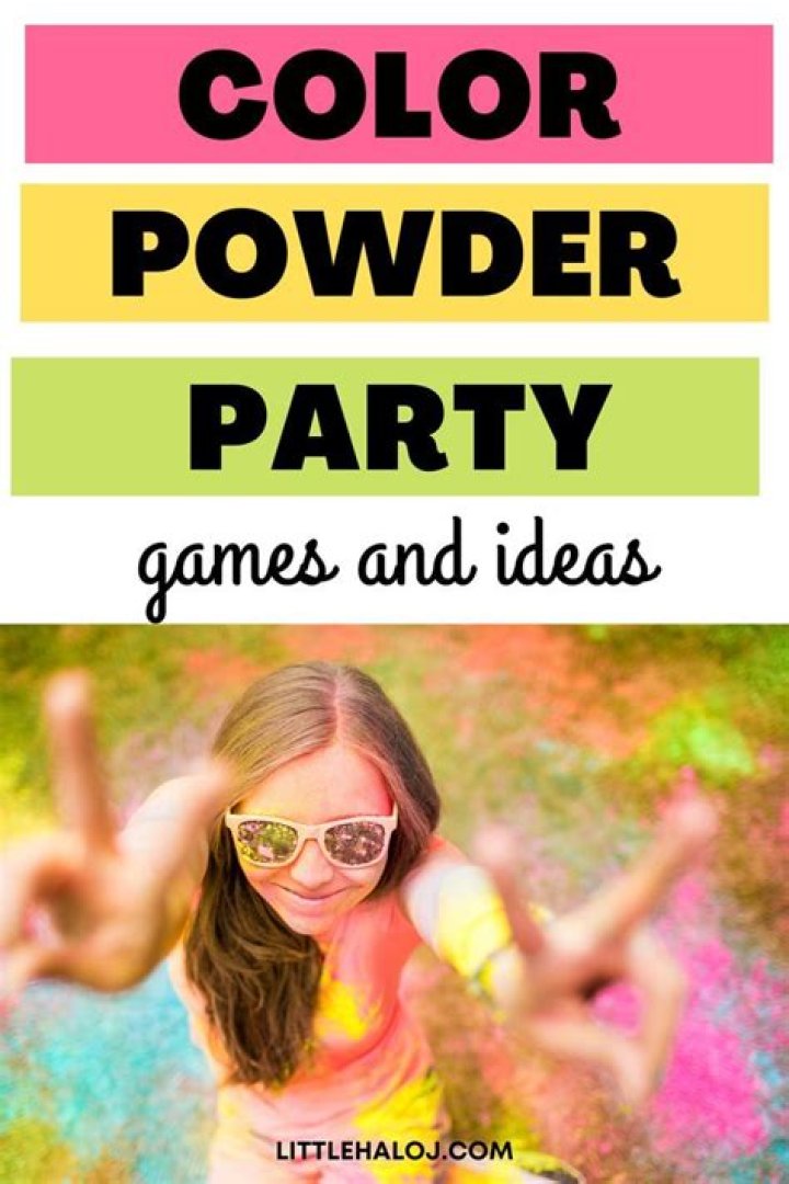 What is a color powder party?