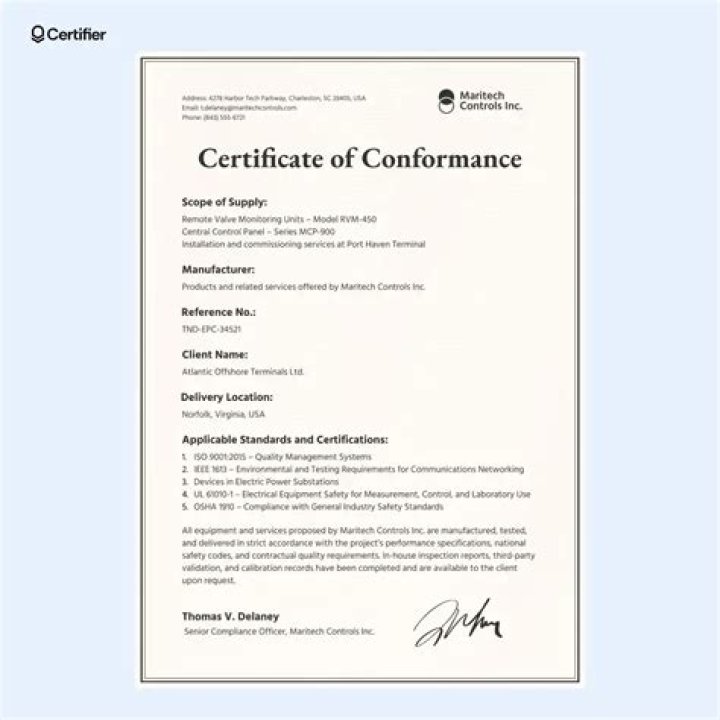 What is a conformance statement?