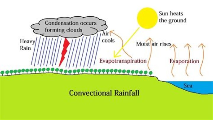 What is a Convectional rainfall?