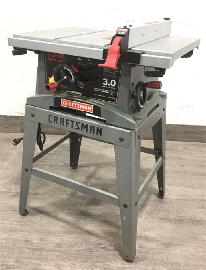 What is a Craftsman 10-inch table saw worth?