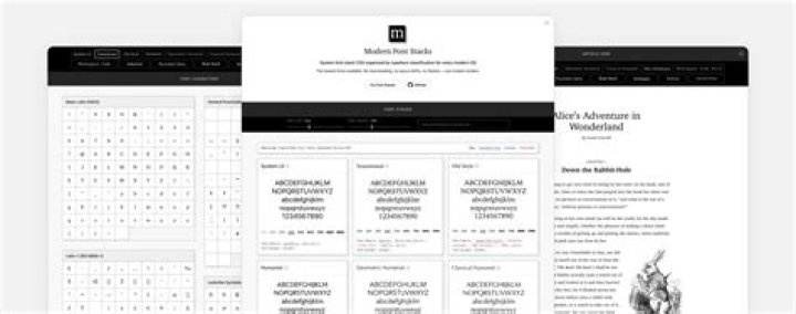 What is a font stack in CSS?