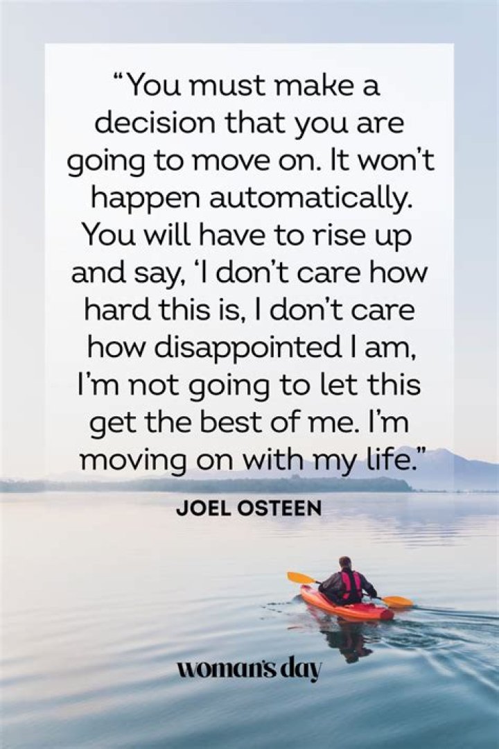 What is a good quote for moving on?