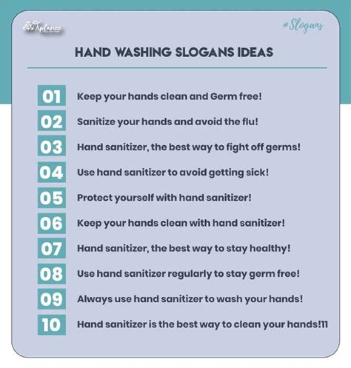 What is a good slogan for Hygiene?