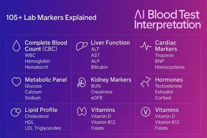 What is a markers blood test?