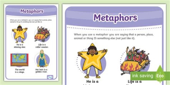 What is a metaphor kid friendly definition?