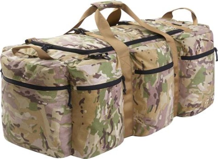 What is a military duffle bag called?