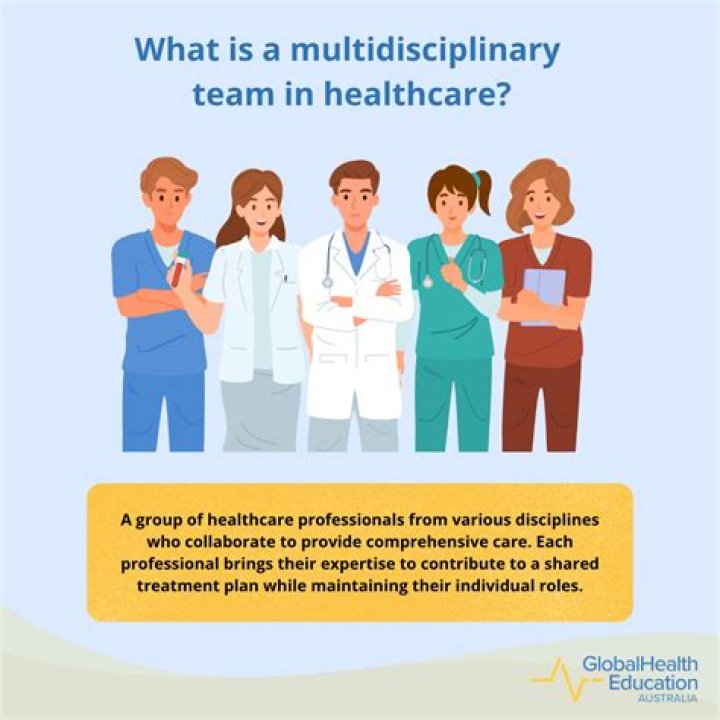 What is a multidisciplinary team in healthcare?