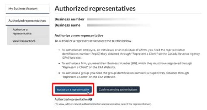 What is a representative in a bank?